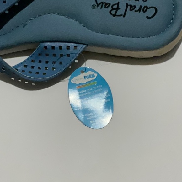 Coral Bay Blue Sandals/Flip Flops, Size 8 NWT - Picture 5 of 5